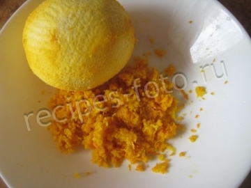 Песочное апельсиновое печенье