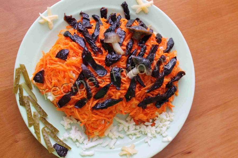 Салат с корейской морковью без майонеза