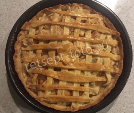 Как приготовить тертый пирог с яблоками на маргарине: простой рецепт