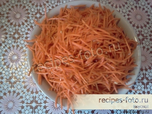 Морковь по корейски без лука