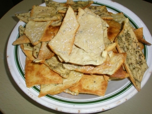 Соленое печенье с сыром и кунжутом 