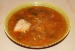 Суп харчо из курицы с рисом 