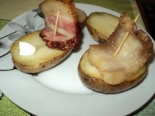 Картошка с салом запеченная в мундире в духовке в фольге 