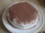 Шоколадный блинный торт с творогом и сметаной 