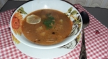 Суп из кильки в томатном соусе с рисом 